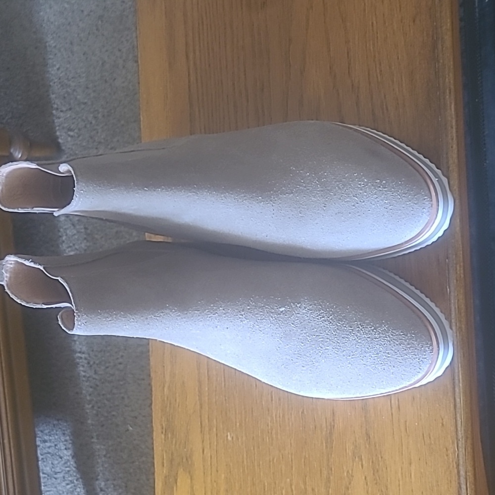 Women's Taupe Suede Chelsea Ankle Boots